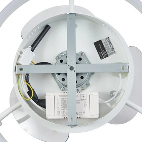 Plafondventilator wit 50cm incl. LED dimbaar met afstandsbediening - Maddy