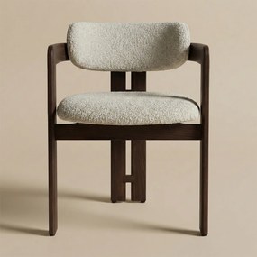 Walnoot Stoel Met Armleuningen