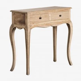 Teresia Houten Halconsole Natuurlijk Hout - Sklum
