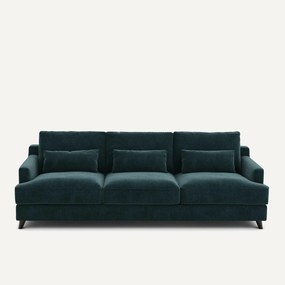 Sofa 3- of 4-zits, chenille fluweel, Alwine