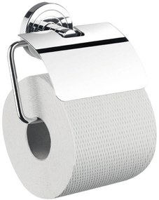 Emco Polo toiletrolhouder met klep chroom