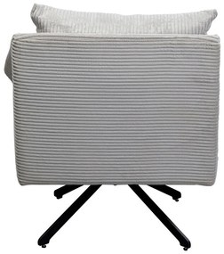 Kare Design Milo Draaibare Fauteuil Corduroy Beige