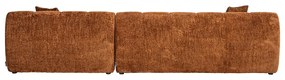 Richmond Interiors Cube Sofa Hoekbank Lovely Cinnamon Bruin 3 Zits + Lounge Rechts