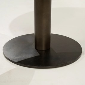 Lage Salontafel Rond Marmer - 75 X 75cm.