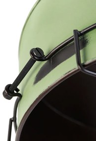 Industriële plafondlamp groen 35 cm - Barril