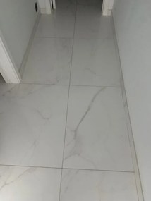 Hoogglans Vloertegel 60x120 Cm Marmerlook Carrara Wit NR41