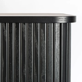 Zuiver Barbier Black Zwarte Design Wandkast - 100x45x140cm.