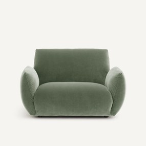 Fauteuil in fluweel, Spogano