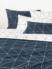 Katoenen dekbedovertrek Marla met patroon