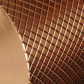 Brauer Copper Carving thermostatische inbouw regendouche met staafhanddouche, rechte muurarm, glijstang en hoofddouche 20cm set 61 koper geborsteld PVD