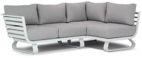 Hoek loungeset 3 personen Aluminium Wit  Santika Furniture Santika Sovita