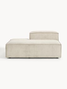Corduroy chaise longue module Lennon