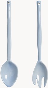 Handgemaakte saladebestek Boavista, 2-delig