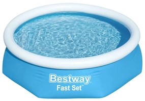 Bestway Zwembad Fast Set rond 244x61 cm blauw