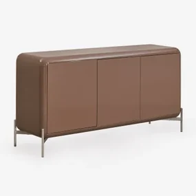 Dressoir 160x45 Cm In Mdf Alazne Kameelbruin - Sklum