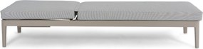 Lifestyle Garden Furniture Mateo Ligbed Met Kussen Loft/soft Grey Aluminium Taupe