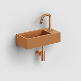 Clou Flush 3 keramische fontein 36cm met kraangat rechts zand mat