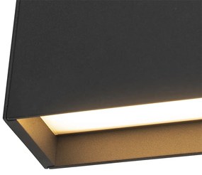 Moderne wandlamp antraciet incl. LED IP54 - Spector