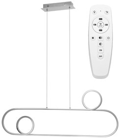 Hangende Plafondlamp LED APP810-CP CHROM afstandsbediening
