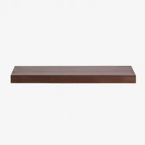Venetian Zwevend Badkamermeubelset Van Teakhout Donker Teakhout & Zonder Wastafel & ↔︎ 100 Cm - Sklum