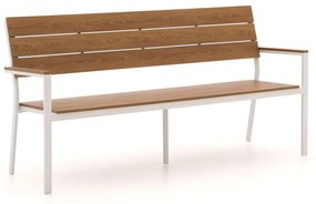 Parkbank Bellagio  | Aluminium/Polywood | 3 personen | Tuinbank Wit | 183cm | Kees Smit Tuinmeubelen