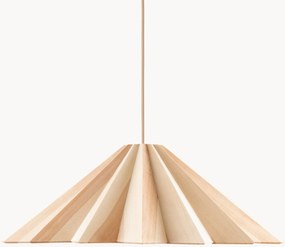 Handgemaakte hanglamp Stratus van grenenhout, in verschillende formaten