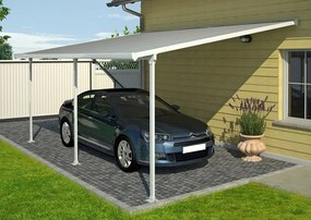 Auto afdak van polycarbonaat Feria Palram - Canopia 3 x 4,25 m wit