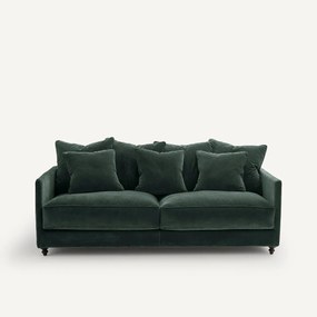 Omvormbare 3-zits fluwelen zetel, Lazare