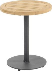 Volta bijzettafel met middenpoot 45xH55 cm aluminium antraciet 4 Seasons Outdoor