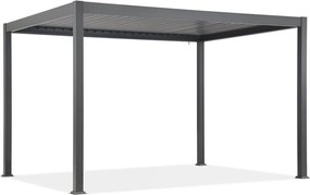 Lagos 3x4 vrijstaande terraspergola met 3m Garden Point antraciet zijrolluiken