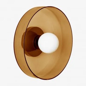 Jaxal Wandlamp Ø35 Cm & Gerookt Bruin - Sklum