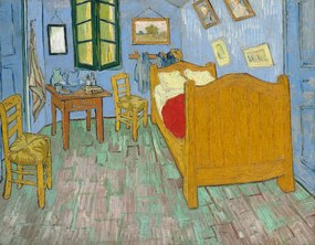 Vincent van Gogh - Kunstreproductie Van Gogh's Bedroom at Arles, 1889, (40 x 30 cm)