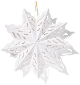 HEMA Papieren Sneeuwvlok Ø60cm wit (wit)