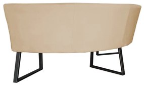 Eetkamerbank - Hengelo - geschikt voor ronde tafel 150 cm - stof Element beige 06