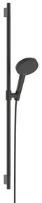 Hansgrohe Raindance Alive Select S doucheset 125 3jet EcoSmart met glijstang Unica S Puro 90 cm Brushed Black Chrome (antraciet) 24603340