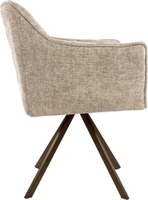 Draaibare Eetkamerstoel Zandkleur