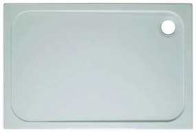 Crosswater Shower Tray douchebak 150x90x4.5cm exclusief afvoer 90mm met antikalkbehandeling stone resin wit SR0R91500