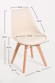 Pakket van 4 Synk Basic stoelen