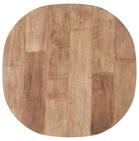 DTP Home Soho Teak Salontafel Ronde Hoeken - 90 X 90cm.