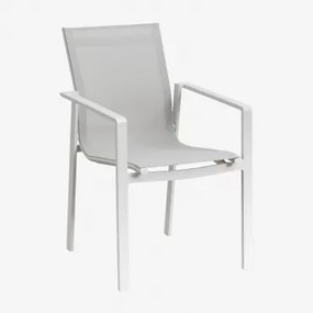 Stapelbare Tuinstoel Eika Gardenia Wit - Sklum