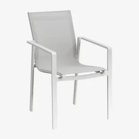 Stapelbare Tuinstoel Eika Gardenia Wit - Sklum