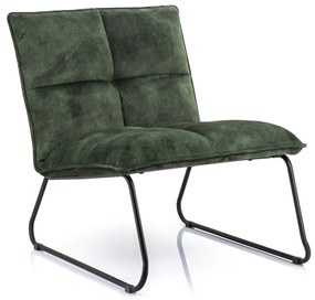 Eleonora Ruby Fluwelen Design Fauteuil Groen