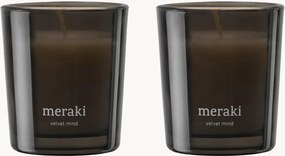 Geurkaarsen Velvet Mind, 2-delig (lavendel, magnolia, amandel)