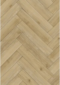 Mexen Charter Oak vinyl panelen visgraat 635 x 127 mm SPC 6,5 mm, onderlaag 1,5 mm, 4 V-groef, Eik - F1169-0635-127-505-4V1-01