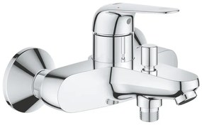 GROHE Swift QuickFix Badkraan - HOH=15cm - met omstel - met koppelingen - chroom 24335001