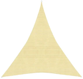 vidaXL Zonnezeil 160 g/m² 5x6x6 m HDPE beige