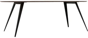 Goossens Excellent Eettafel Floyd, Semi rond 220 x 100 cm