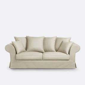 Bank, Comfort Bultex®, in halfgevlochten katoen, Adelia