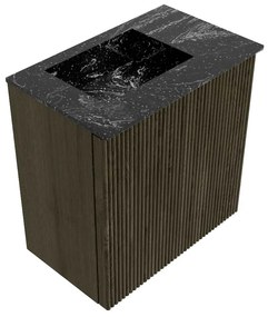 Mondiaz Joya DLux 40cm toiletmeubel shadow met wastafel faye links zonder kraangat lava
