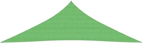 vidaXL Zonnezeil 160 g/m² 3x3x4,2 m HDPE lichtgroen